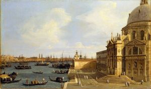 Canaletto – Metropolitan Museum of Art 59.38. Venice: Santa Maria della Salute (c. 1740)
